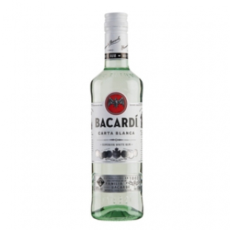 百加得（Bacardi ) 洋酒 朗姆酒 白朗姆酒 500ml