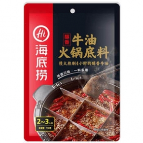 海底捞 牛油火锅底料 醇香麻辣牛油火锅调味150g