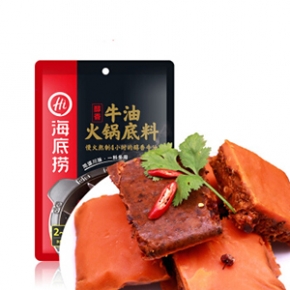 海底捞 牛油火锅底料 醇香麻辣牛油火锅调味150g