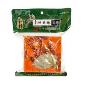 皇城老妈工坊全牛油火锅底料410g 礼信堂四川特产麻辣味调味品干锅串串香调料 牛油410g 川味