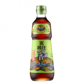 燕庄 纯芝麻香油 低温压榨系列500ml 低温压滤 健康美味