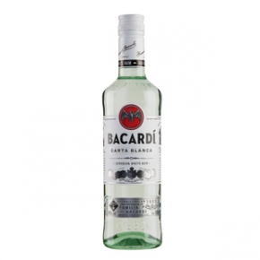 百加得（Bacardi ) 洋酒 朗姆酒 白朗姆酒 500m...