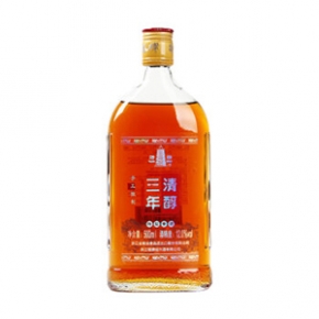 塔牌 绍兴黄酒 清醇三年 半干型黄酒 500ml*6瓶 整箱...