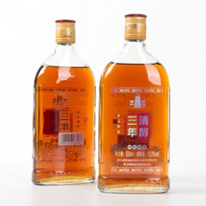 塔牌 绍兴黄酒 清醇三年 半干型黄酒 500ml*6瓶 整箱装