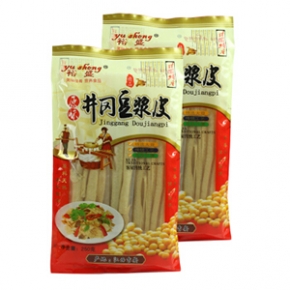 井冈豆浆皮 井冈山特产 豆杆皮 豆皮 豆腐皮腐竹油 250g*2