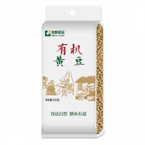 丰原食品 有机黄豆 五谷 杂粮 粗粮 可发豆芽 打豆浆 大豆 大米伴侣 东北 真空装 无添加300克