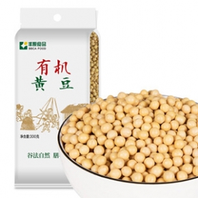 丰原食品 有机黄豆 五谷 杂粮 粗粮 可发豆芽 打豆浆 大豆 大米伴侣 东北 真空装 无添加300克