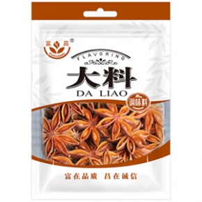 富昌 大料50g（八角大茴 厨房调味 火锅调料 香辛料 佐料炖肉料）